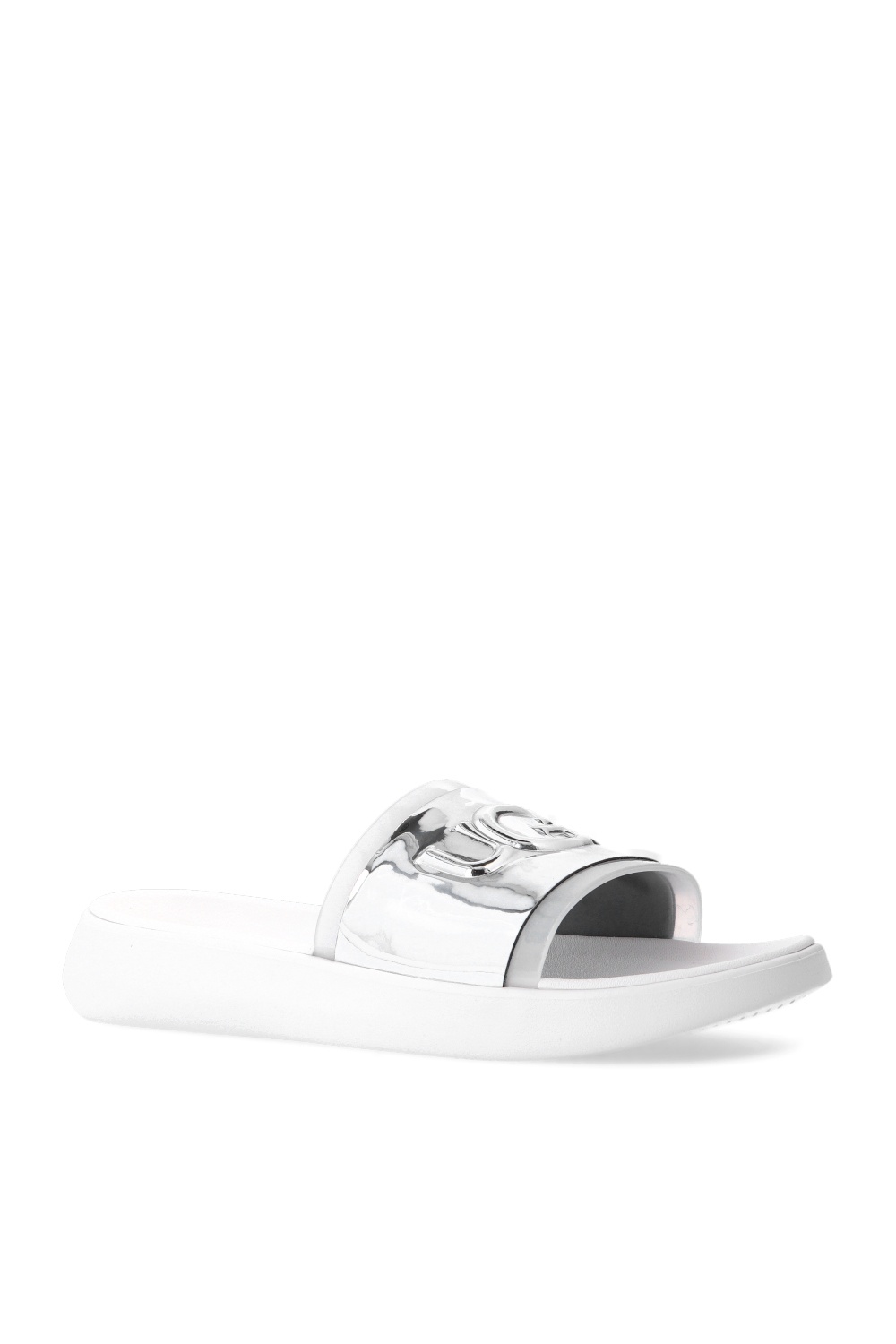 Ugg royale graphic metallic slide online black